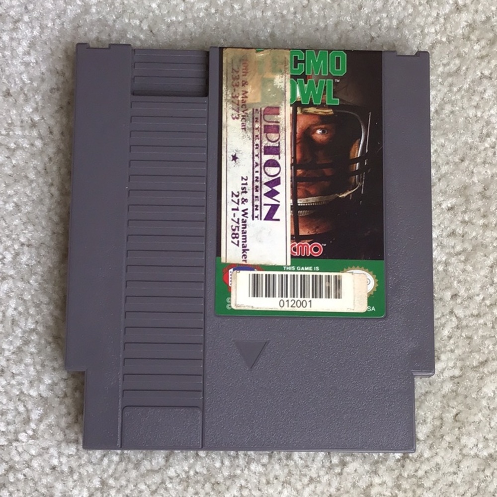 Vintage Tecmo Bowl Nintendo NES Video Game, 1989 - Picture 5 of 10